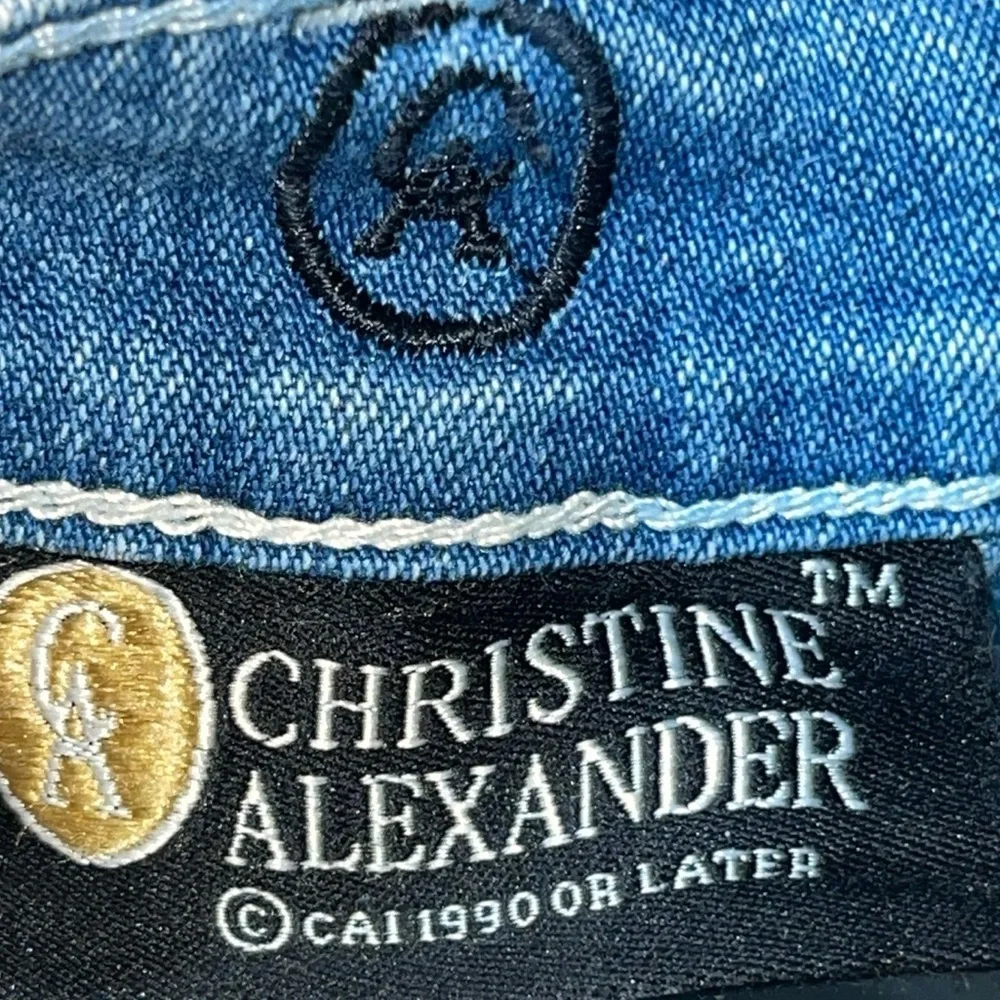 Christine Alexander embellished jeans. Size 10 GUC - Picture 10 of 12